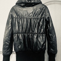 本革ダウン美品はー❤️レディースの画像