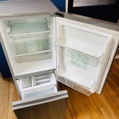 直接引き取り3,000円引き⭐︎大阪府下又は近郊は配送設置込み🉑 AQUA 126L 冷凍冷蔵庫 AQR-13G(S) 2018年製/YMJ104-39の画像