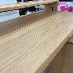 中古美品　 MUJI 無印良品　木製デスク　セット　オーク材突板　幅110cm 公田店の画像