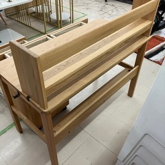 中古美品　 MUJI 無印良品　木製デスク　セット　オーク材突板　幅110cm 公田店の画像