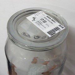 IKEA【ガラスジャー新品（3.3L）】6個セットの画像