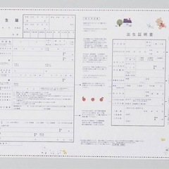 ファミリア　出生届の画像