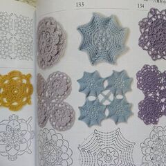 レース編みの本２冊の画像