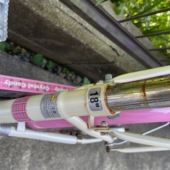 女の子　キッズ自転車の画像