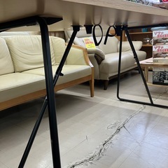 中古美品　MUJI 無印良品　木製折りたたみテーブル　幅160cm 公田店の画像
