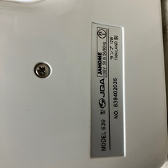 電動ミシン　ジャノメ　JE-103の画像