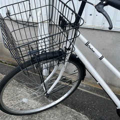 ☆ドリーム2号館☆Chelsa/27インチ/中古自転車/白の画像