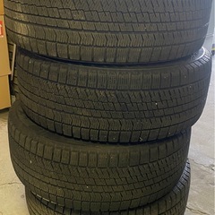 & タイヤホイール　4本セット　スタッドレス　225/55R17 17インチ　2019年製　5穴　WAREN 17×7.0J +55 PCD 114.3の画像