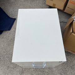 3段収納棚　オフィス用品　事務用品　棚　【【鍵なし】39.4×52×51】の画像