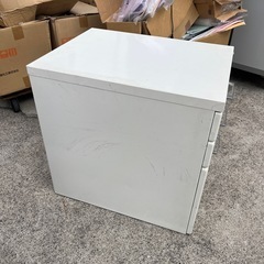 3段収納棚　オフィス用品　事務用品　棚　【【鍵なし】39.4×52×51】の画像