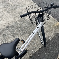 ☆ドリーム2号館☆Chelsa/27インチ/中古自転車/白の画像