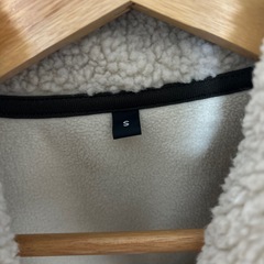 無印良品　紳士　ボアフリースジャケットの画像
