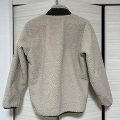 無印良品　紳士　ボアフリースジャケットの画像