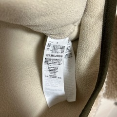 無印良品　紳士　ボアフリースジャケットの画像