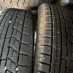 溝あり　軽自動車全般　155/65R14 スタッドレスタイヤ付き4本セットの画像