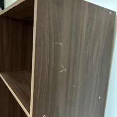 茶色　カラーボックス1個
の画像