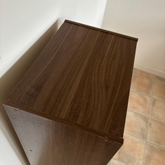 茶色　カラーボックス1個
の画像