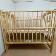 ほぼ未使用✨超美品 カトージ ベビーベッドの画像