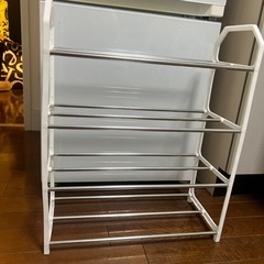 新品未使用シューズラックの画像