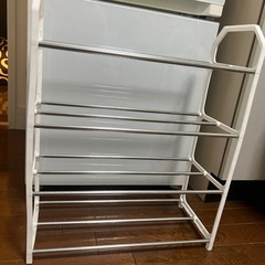 新品未使用シューズラックの画像