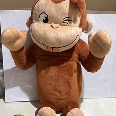 ジョージのぬいぐるみ　缶バッジの画像