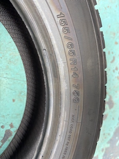 新品スタッドレス　工賃込み4本155/65R14