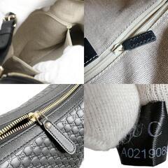 グッチ 449732 ショルダーバッグ ブラック  GUCCI マイクロ グッチシマの画像