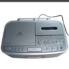 ソニー SONY CFD-E500TV CDラジオカセットレコーダーの画像