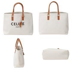セリーヌ 190062BNZ トートバッグ ホワイト  CELINE ホリゾンタルカバの画像