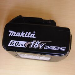 マキタ 純正バッテリ 18V 6.0Ah BL1860B バッテリー残量表示付 リチウムイオン makita 電動工具 レターパック600発送可 札幌 手稲の画像