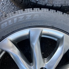 マツダ 純正 アルミホイール 18×7J 高輝度塗装  スタッドレス ブリヂストン VRX 215/50/R18 4本セットの画像