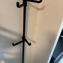 つっぱりポールハンガー　ブラックの画像