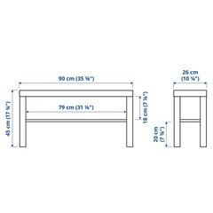 【10月中引取】IKEA LACK ラック　テレビ台の画像