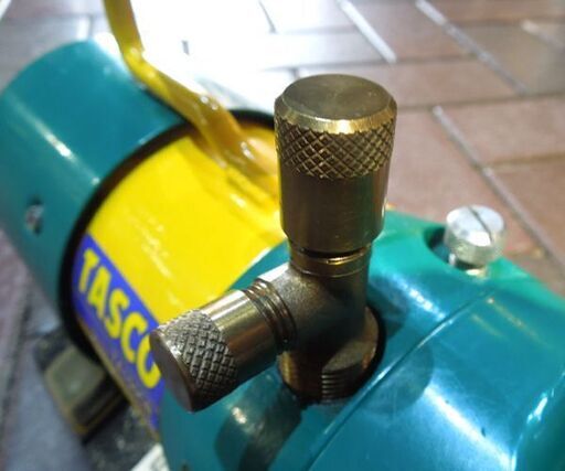 TASCO TA150CR 真空ポンプ ローター方式 ツーステージ式 真空引き 通電確認済 現状販売品 タスコ 札幌市 新道東店
