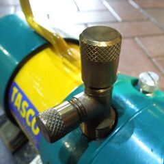 TASCO TA150CR 真空ポンプ ローター方式 ツーステージ式 真空引き 通電確認済 現状販売品 タスコ 札幌市 新道東店の画像