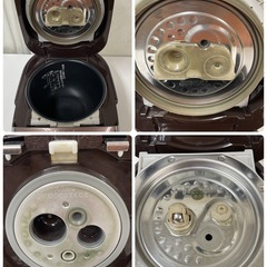 R223 ☀️ ZOJIRUSHI 圧力IH炊飯ジャー 3合炊き 15年製 NP-RJ05 ⭐ 動作確認済 ⭐ クリーニング済の画像
