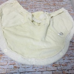 【美品】フード付き　前開き　ポンチョ　（70-90）　防寒　暴風　対策の画像