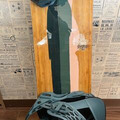 【★店舗引き取り限定】Salomon スノーボード + ビンディング + ソフトカバー 3点セットの画像