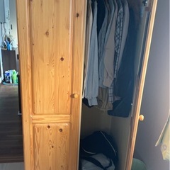 クローゼット　収納家具　収納　衣類掛けの画像