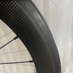 451サイズ　100mm Kittdesign カーボンホイール フロント USED  の画像