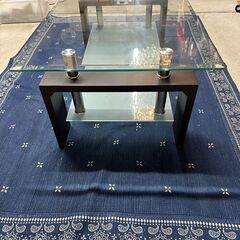 ☀️　中古　ガラステーブル　ローテーブル　センターテーブル　の画像