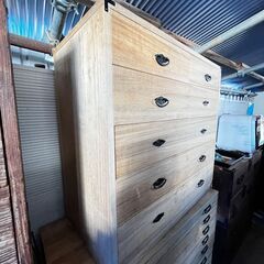 桐 タンス 4段 引き出し箪笥 和箪笥の画像