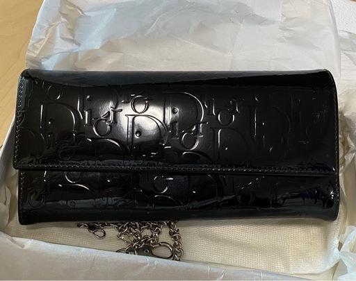 DIOR 長財布　チェーンウォレット