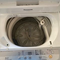 ○東121 Panasonic 洗濯機 NA-F50B10 縦型 5kg 2017年製の画像