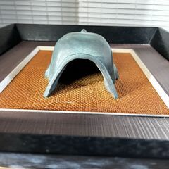 弥勒菩薩 額付き インテリア オブジェ 壁掛け ヴィンテージの画像