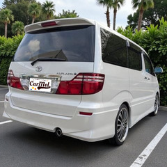 誰でも車が買える次世代低与信ローン専門店／ 安心の１年保証付き 距離無制限！中古車販売 カーメル山梨店　平成18年　トヨタ　アルファード　9,000㌔の画像