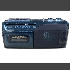 ソニー SONY CFM-145 ラジカセ モノラル カセットコーダー AM FM 2バンドの画像