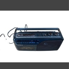 ソニー SONY CFM-145 ラジカセ モノラル カセットコーダー AM FM 2バンドの画像
