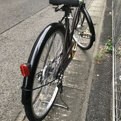 リサイクルショップどりーむ鹿大前店　No.510　22476W　茶色　26インチ　ＬＥＤオ－トライト付き　鍵なし　シングルギアの画像
