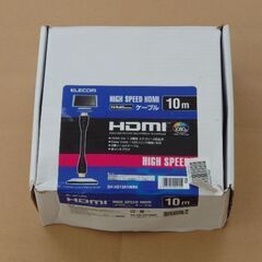 HDMIケーブル 10m ハイスピード ブラック DH-HD13A100BKの画像